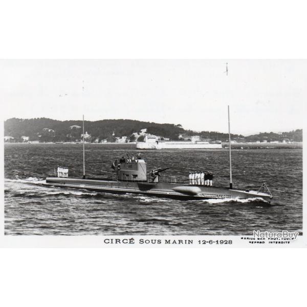 Carte Postale Sous-Marin Circ� 12-6-1928 -N�8164
