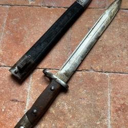 Ba&iuml;onnette allemande 1871/84 r&eacute;giment&eacute;e - WW1