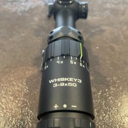 Vente lunette afu approche Sig Sauer 3-9X50  Modele whiskey 3   &eacute;tat comme Neuf