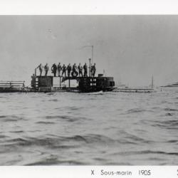 Carte postale sous-marin 1905 -N&deg;8168