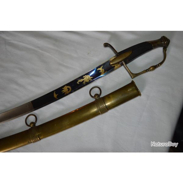 SABRE OFFICIER CAVALERIE LEGERE CONSULAT & EMPIRE- HUSSARD-CHASSEUR A CHEVAL-FRENCH SABRE NAPOLEON