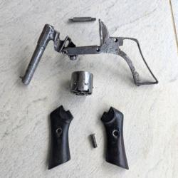 Lot pi&egrave;ces Revolver &agrave; broche 7mm - Syst&egrave;me Merlet (Barillet &agrave; picots) - Cat&eacute;gorie D base saine