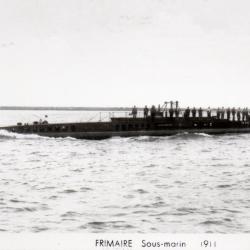 Carte postale sous-marin Frimaire 1911 -N&deg;8169