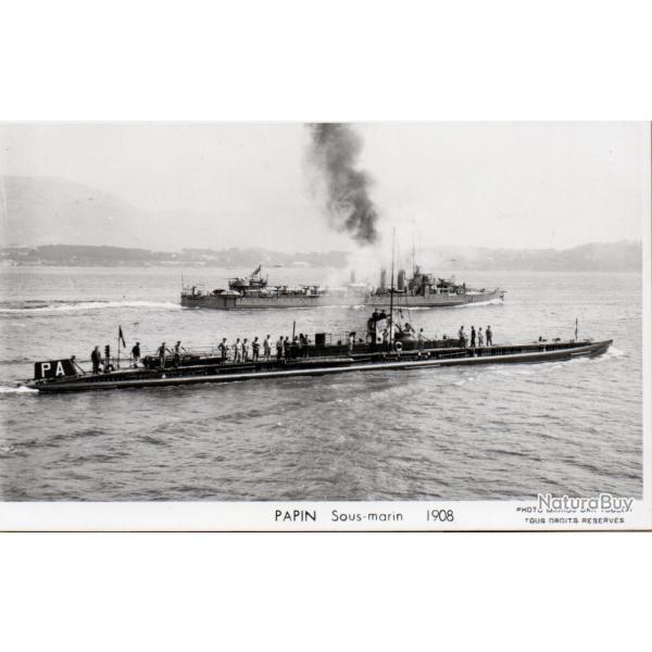 Carte Postale PAPIN Sous-marin 1908 -N�8171