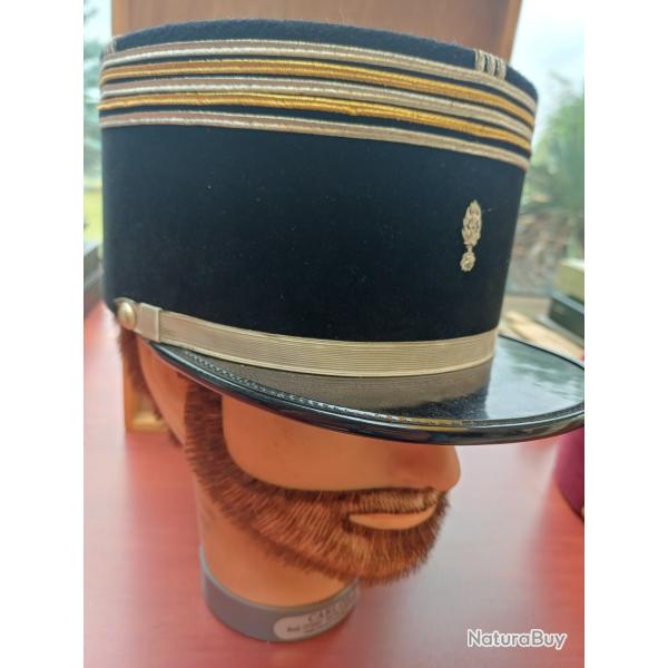 Ancien k�pi militaire de Lieutenant-Colonel - Chasseurs � pied