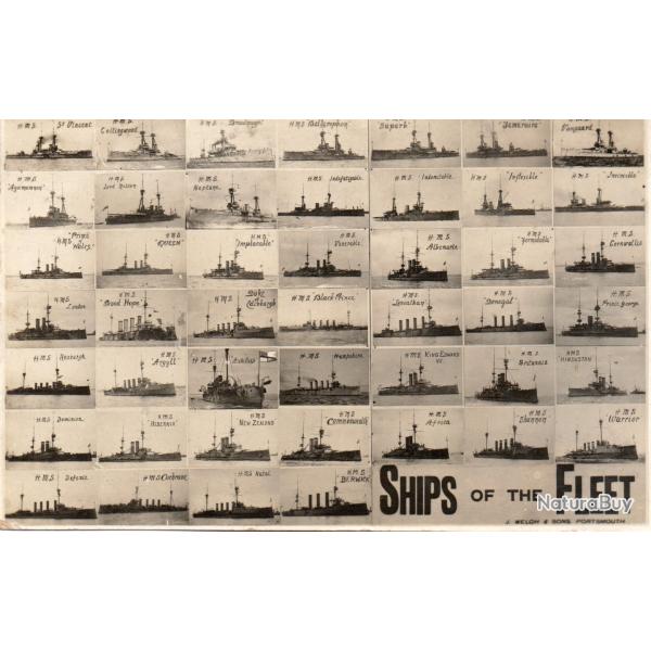 Carte postale ancienne "Ships of the Fleet" -N�8174