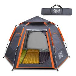 Tente Camping Instantan&eacute;e 3-4 Personnes Automatique Imperm&eacute;able Anti-UV Montage Rapide Outdoor