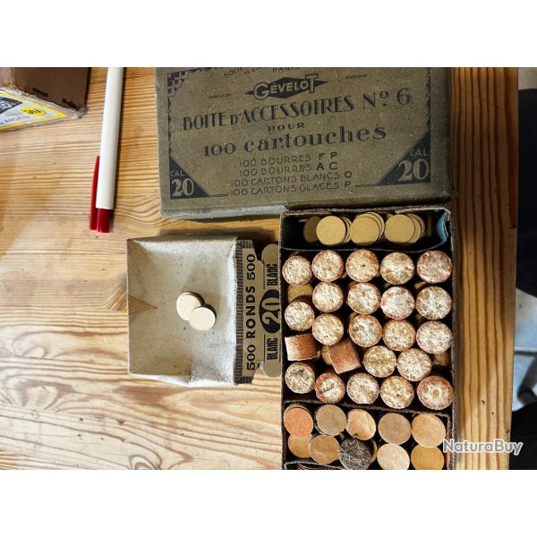 accessoires de rechargement pour cartouche calibre 20