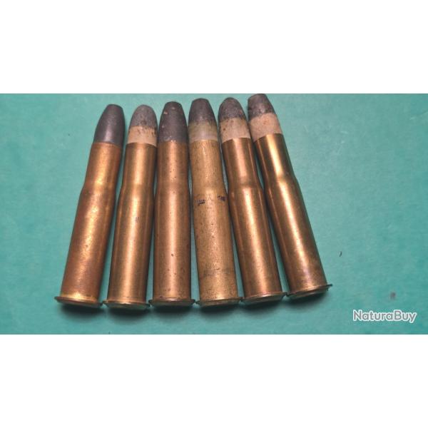 Un lot de de 6 cartouches 11mm Gras divers marquages balle plomb poudre noire ,Prix net ,en D