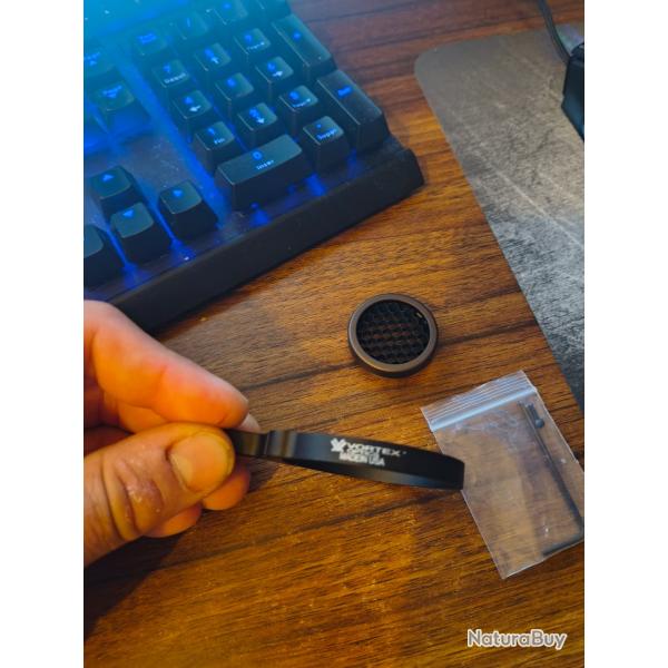 levier de lunette vortex razor HD gen 2 throwlever et son killflash