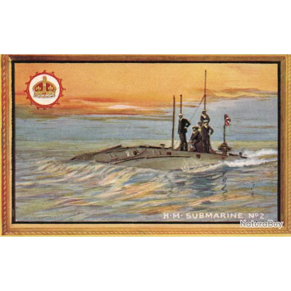 Carte postale H.M. Submarine No 2 Holland Class -N�8177