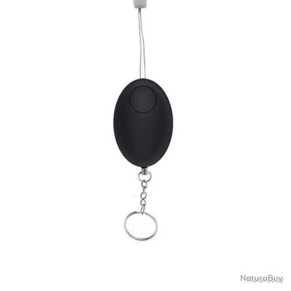 ALARME ANTI-AGRESSION PORTE-CLEFS 120 D�CIBELS - NOIR
