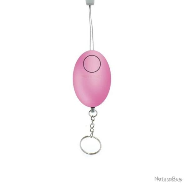 ALARME ANTI-AGRESSION PORTE-CLEFS 120 D�CIBELS - ROSE