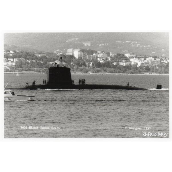 Photographie sous-marin S601 Rubis Toulon -N�8182