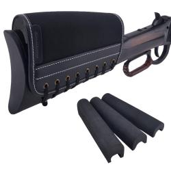 BUSC DE CROSSE GAUCHER/DROITIER + 3 INSERTS CUIR ET NEOPRENE - NOIR - LIVRAISON GRATUITE