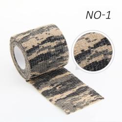 RUBAN AUTO-ADH&Eacute;SIF CAMOUFLAGE - 5CM X 450CM - COULEUR 1