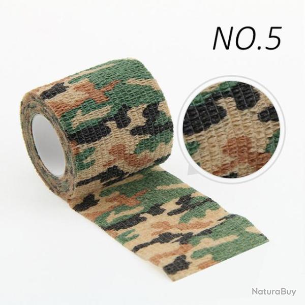 RUBAN AUTO-ADH�SIF CAMOUFLAGE - 5CM X 450CM - COULEUR 5