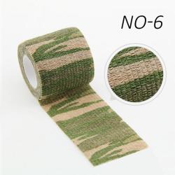 RUBAN AUTO-ADH&Eacute;SIF CAMOUFLAGE - 5CM X 450CM - COULEUR 6