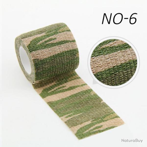 RUBAN AUTO-ADH�SIF CAMOUFLAGE - 5CM X 450CM - COULEUR 6