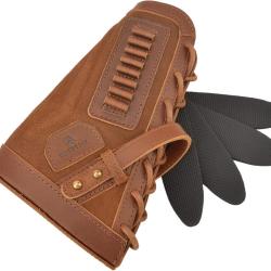 SABOT AMORTISSEUR AVEC CARTOUCHI&Egrave;RE 22LR + 4 INSERTS - DROITIER - MARRON - LIVRAISON GRATUITE