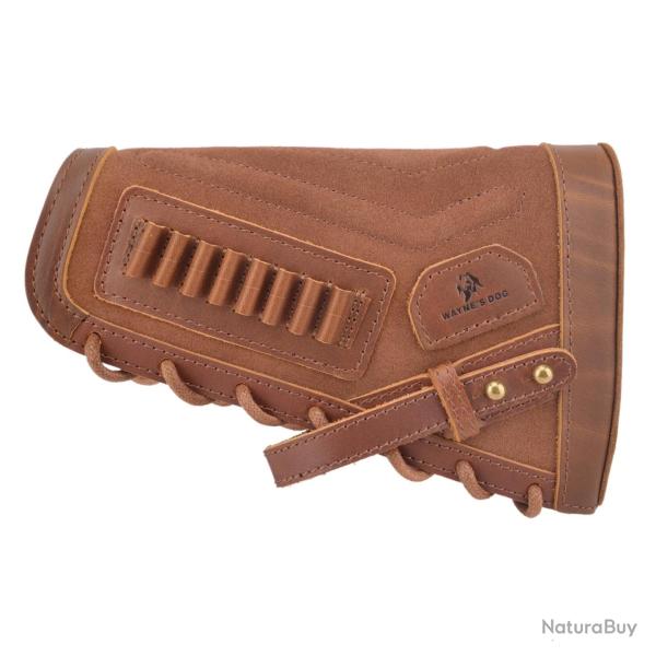SABOT AMORTISSEUR AVEC CARTOUCHI�RE 22LR + 4 INSERTS - GAUCHER - MARRON - LIVRAISON GRATUITE