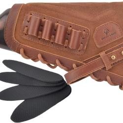 SABOT AMORTISSEUR AVEC CARTOUCHI&Egrave;RE .308 30-06 + 4 INSERTS - GAUCHER - MARRON - LIVRAISON GRATUITE