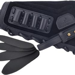 BUSC DE CROSSE AVEC CARTOUCHI&Egrave;RE .308 30-06 POUR GAUCHER  + 4 INSERTS - NOIR - LIVRAISON GRATUITE
