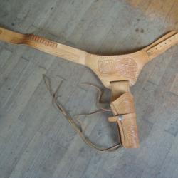 HOLSTER CEINTURON WESTERN
