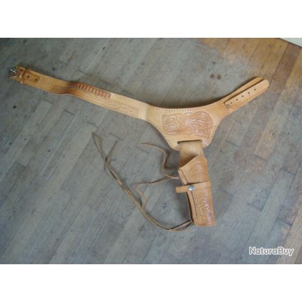 HOLSTER CEINTURON WESTERN