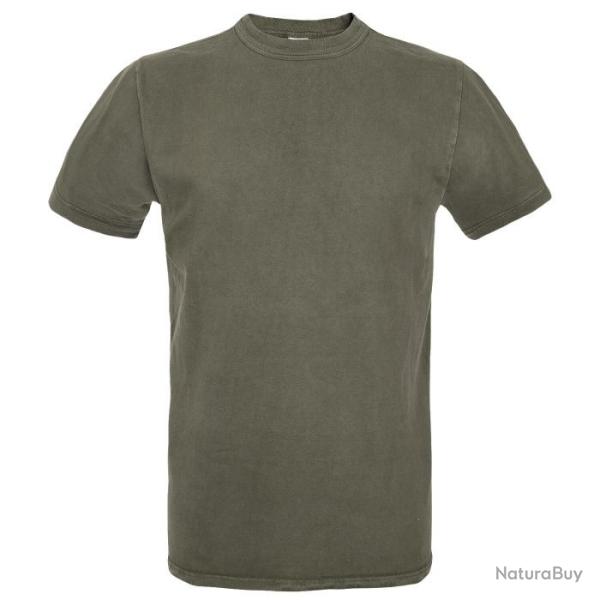 T-shirt kaki arm�e Allemande coton vert od green olive bundeswehr