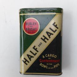 WW2 Bo&icirc;te de tabac vide Half and Half US Army