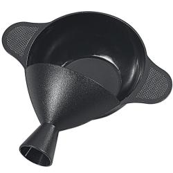 Plateau de balance avec entonnoir &agrave; poudre