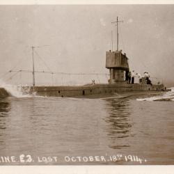 Carte postale sous-marin E3 -N&deg;8185
