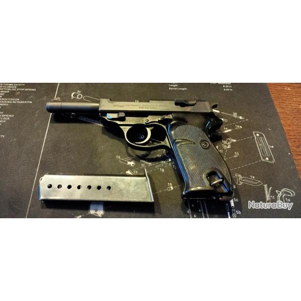 WALTHER P38 9mm Boitier Alu
