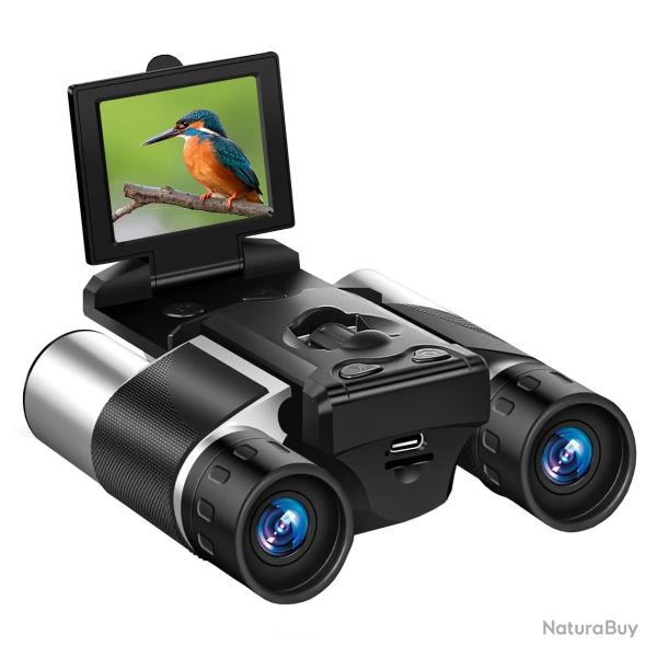 jumelles t�lescope cam�ra 8X Zoom 10X optique 48MP Portable num�rique ext�rieur observation Oiseaux