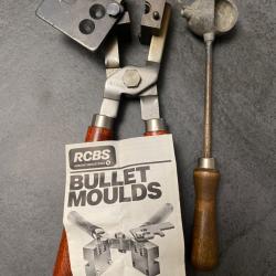 Moule a balle rcbs 45-255-SWC jamais servi + louche &agrave; plomb + pince RCBS