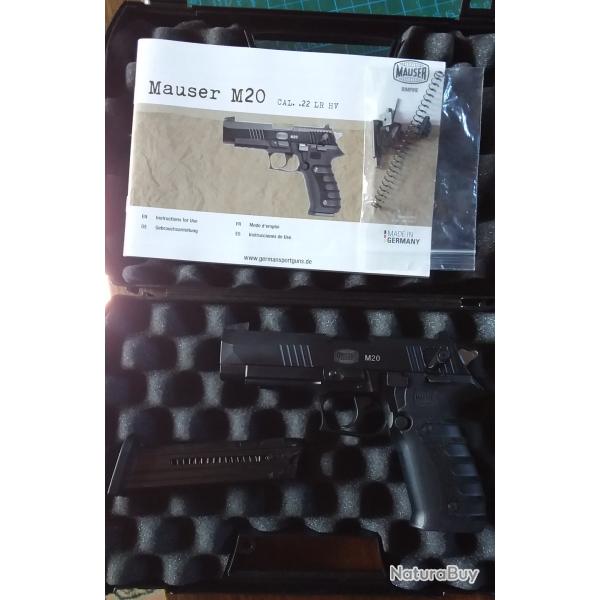 Pistolet Mauser M20 22lr