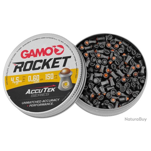 150 plombs Rocket Accutek Series 4.5mm Gamo