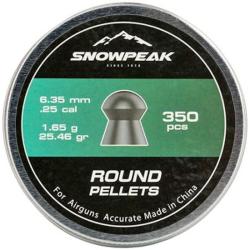 350 Plombs d&ocirc;m&eacute;s Calibre 6.35 mm Snowpeak
