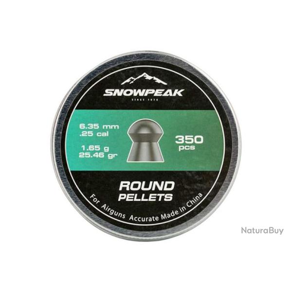 350 Plombs d�m�s Calibre 6.35 mm Snowpeak