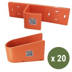 Lot de 20 Supports Arme