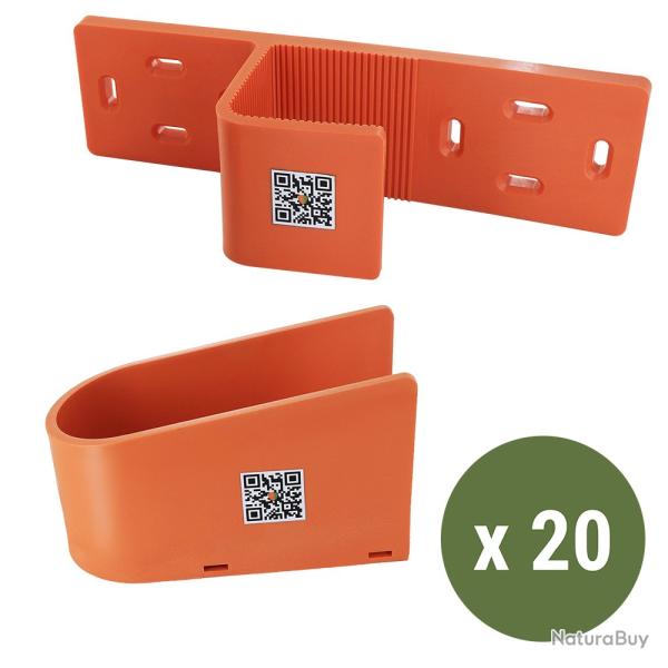 Lot de 20 Supports Arme