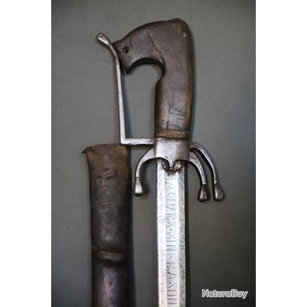 Sabre Nimcha Marocain Avec Lame Espagnole - Maroc, 18�me Si�cle
