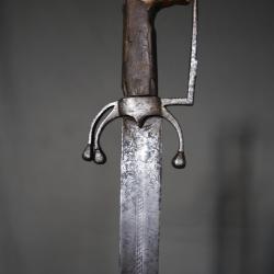 Sabre nimcha Marocain &agrave; lame Nasride - Maroc, 17&egrave;me-18&egrave;me si&egrave;cle et lame ant&eacute;rieure