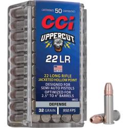 Balles 22 LR CCI Uppercut Plated HP - 32 gr