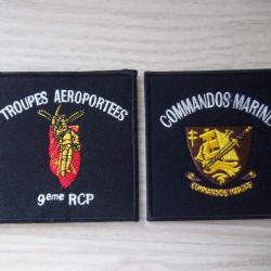 lot parachutiste &eacute;cussons commando insignes militaire