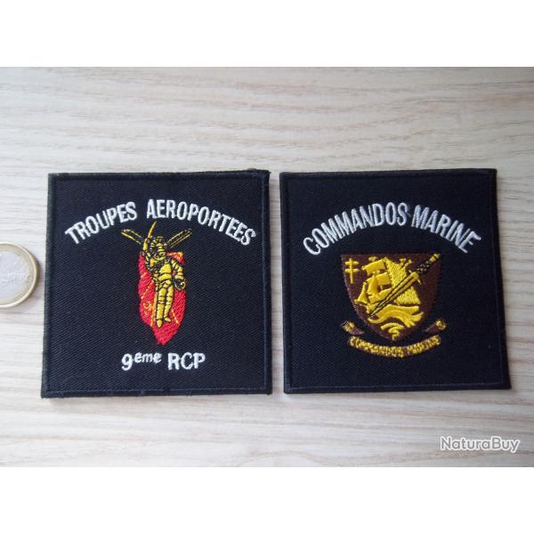 lot parachutiste �cussons commando insignes militaire