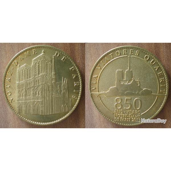 Medaille Notre Dame de Paris 850 Ans 2013 Monnaie de Paris