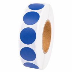 Lot 1000 Pastilles Autocollantes Rondes Bleues 13mm &Eacute;tiquettes Adh&eacute;sives Codage Couleur