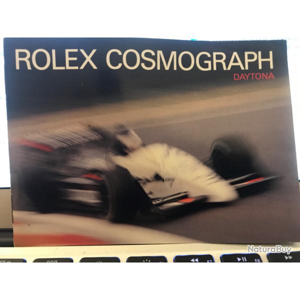 1 x livret booklet Rolex Cosmograph Daytona 596.16 USA - 40 - 4.1988 (en anglais)